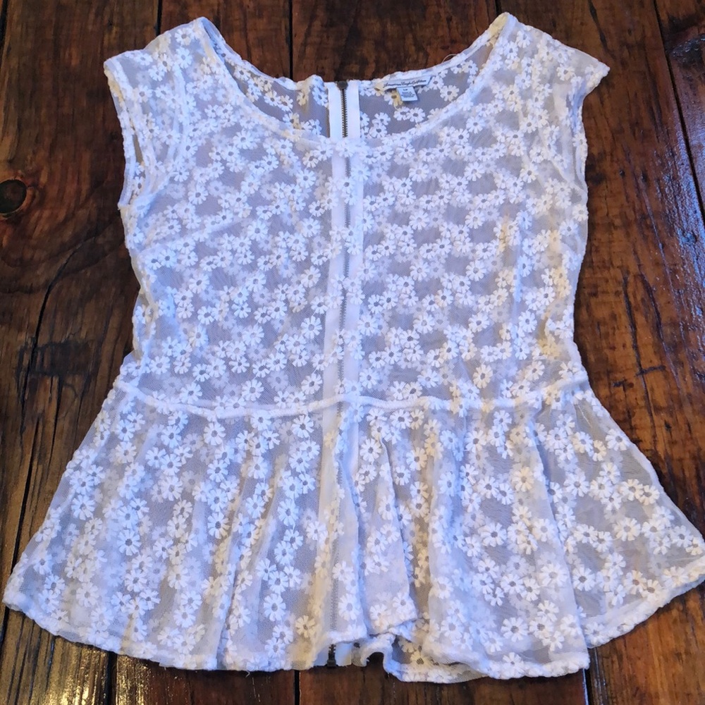 American Eagle Sheer Top